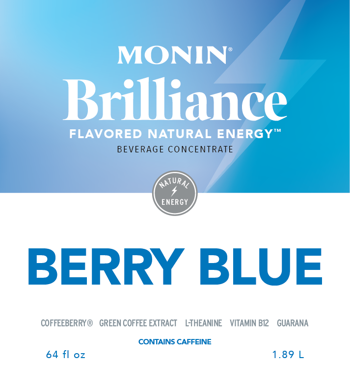 Berry Azul Brilliance Natural Energy Monin