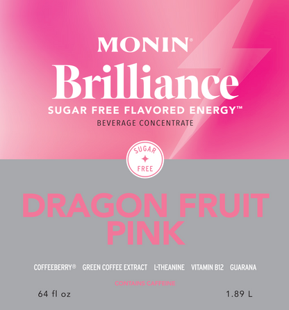 Dragon Fruit Rosa Brilliance Energy Sin Azúcar Monin