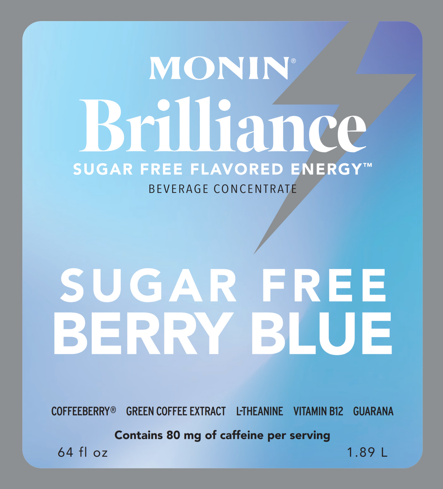 Berry Azul Brilliance Energy Sin Azúcar Monin