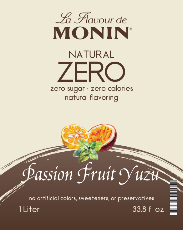 Natural Zero de Yuzu y Maracuyá