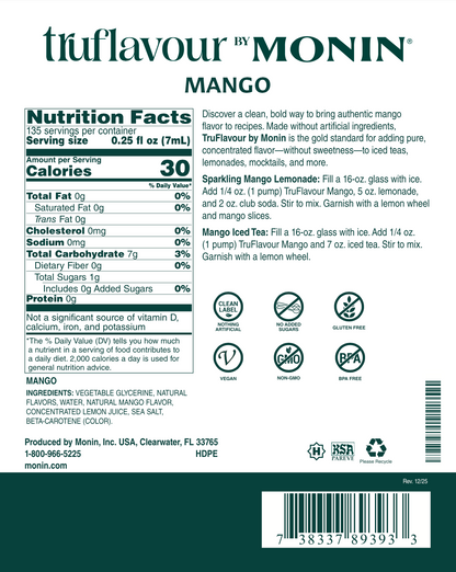 TruFlavour de Mango Monin