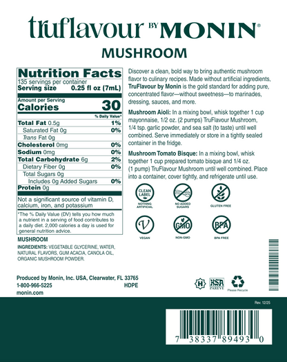 TruFlavour de Hongos Monin
