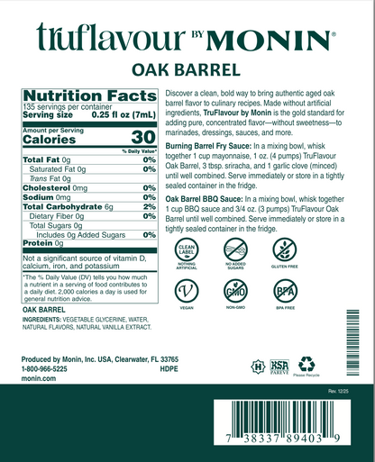 TruFlavour de Barrica de Roble Monin