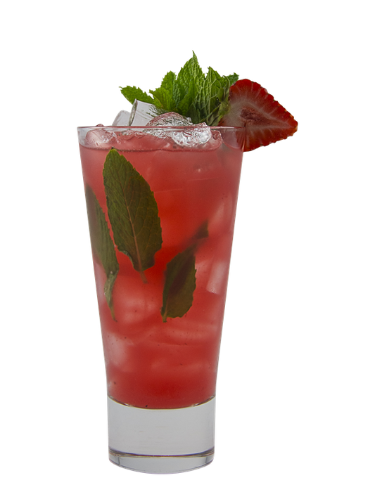 Mojito de fresa y maracuyá