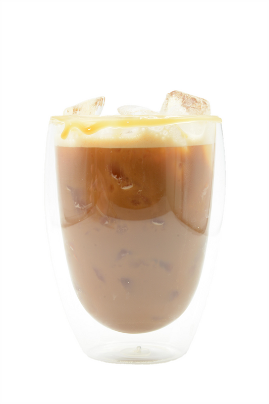 Espresso Batido con Caramelo y Leche de Avena