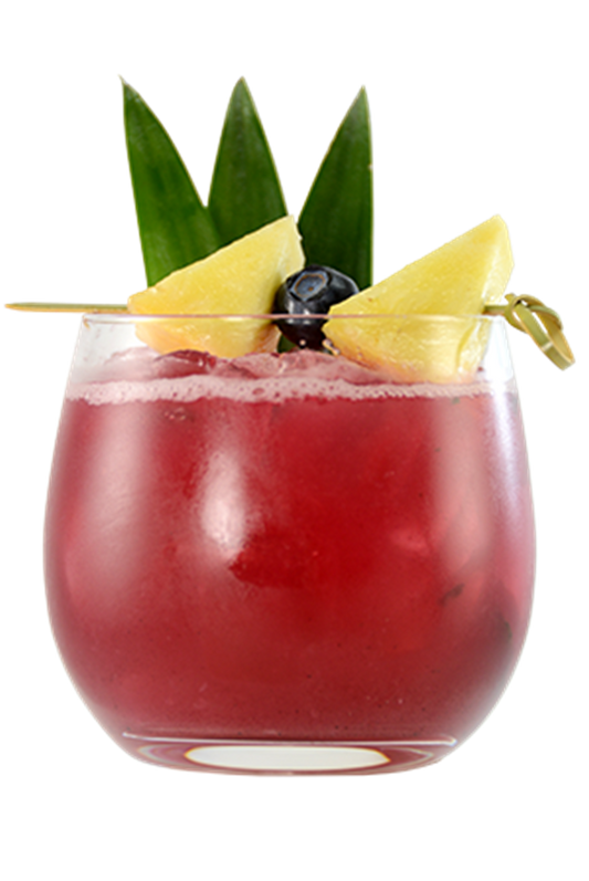 Swizzle de Barbados de moras