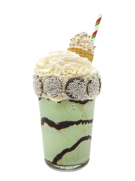 Freakshake de menta festiva