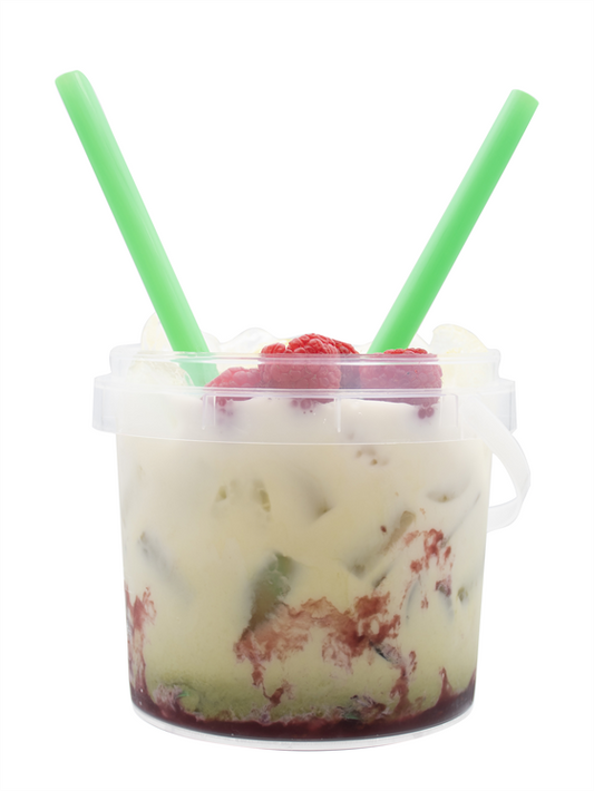 Cubeta de Matcha y Frambuesa