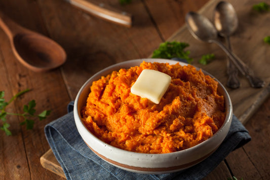 Toasted Marshmallow Mashed Sweet Potatoes