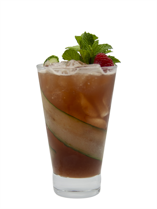 refrescante pimms de frambuesa