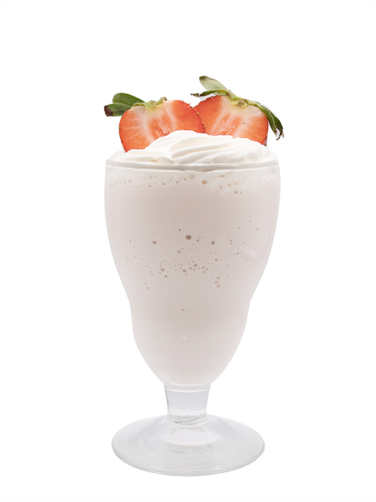 Batido de Coco, Rosas y Frutos Rojos