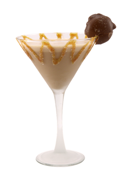 Martini cremoso de caramelo y nuez