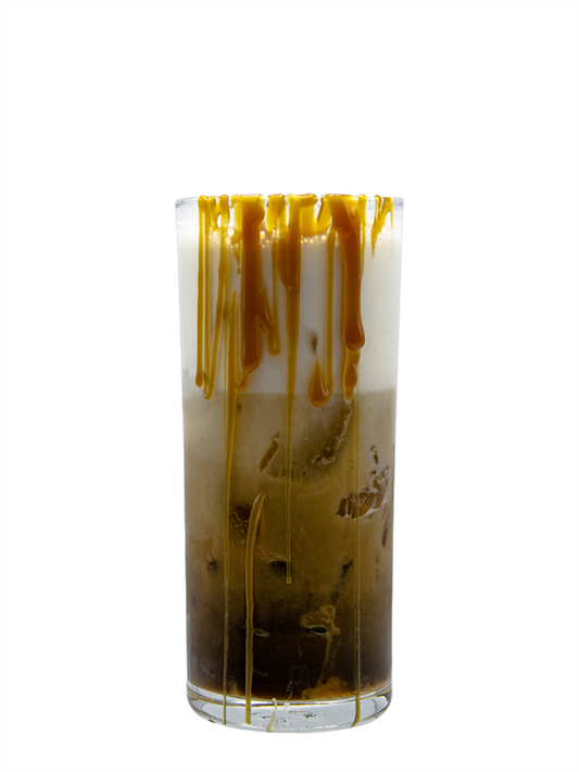Latte Cold Brew con Espuma Fría de Calabaza con Especias