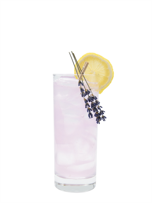 Gin Fizz de Lavanda