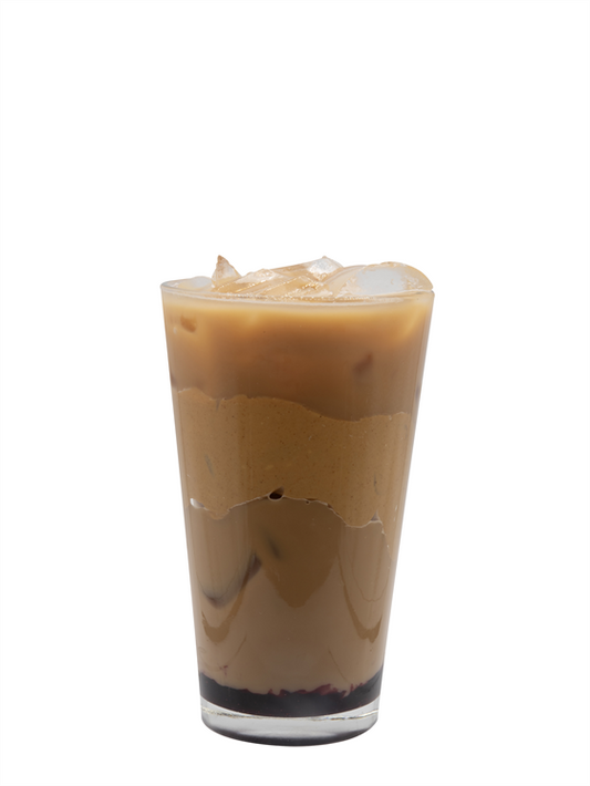 Latte Proteíco de Mantequilla de Maní con Frutos Rojos