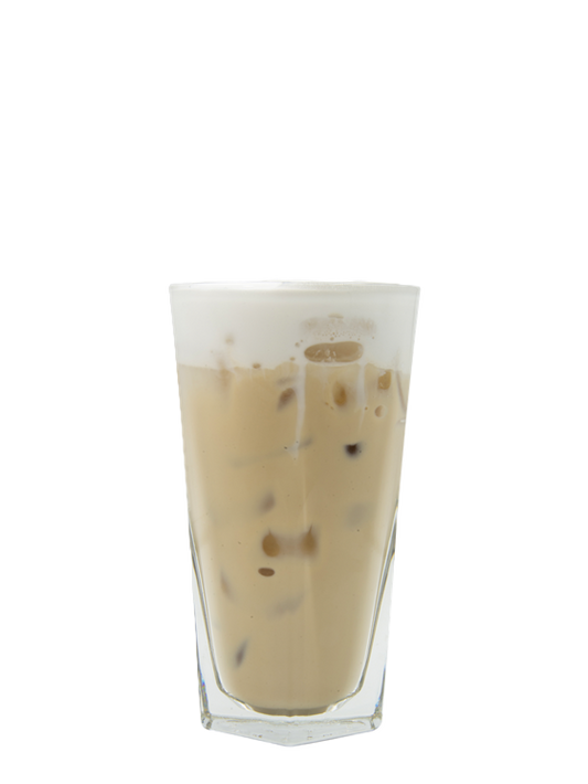 Latte Helado de Ube con Especias