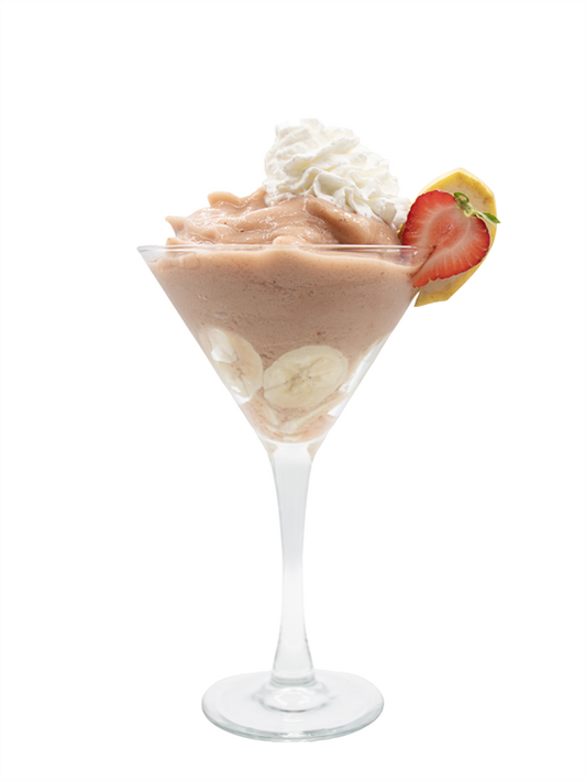 Parfait de Banana y Fresa