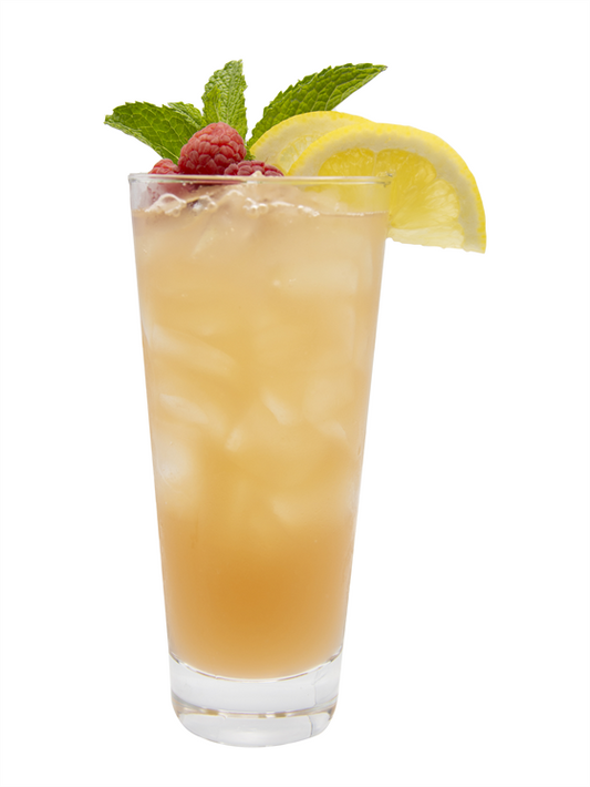 limonada de frambuesa y kombucha