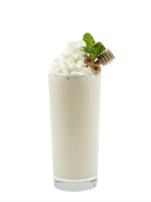 batido de miel y nueces