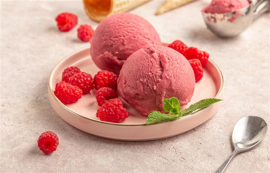 Raspberry Champagne Turkish Ice Cream