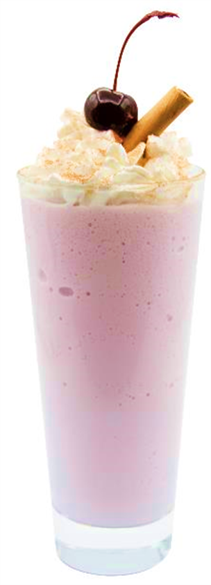 batido de cereza especiado