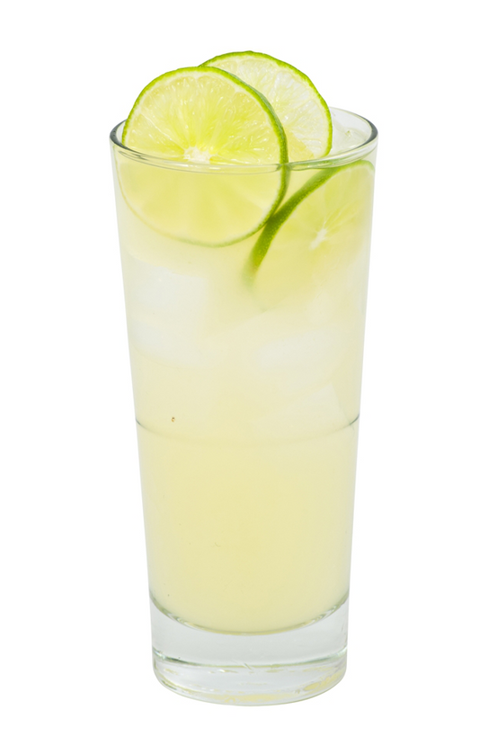 Soda espumosa de limón con habanero