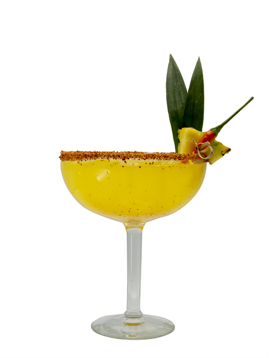 Margarita tropical de cúrcuma