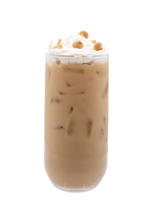 Latte Helado de Mantequilla de Maní y Banana