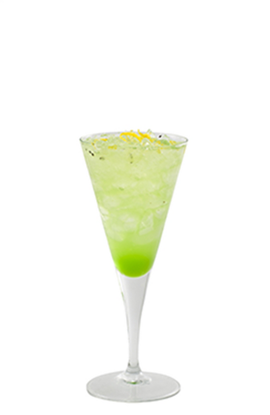 Coctel verde de jengibre