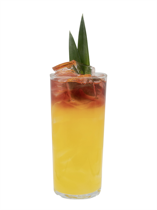 Limonada de Yuzu y Piña con Arándanos