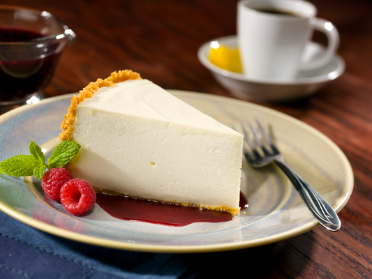 Tarta de queso de yogur griego de limón