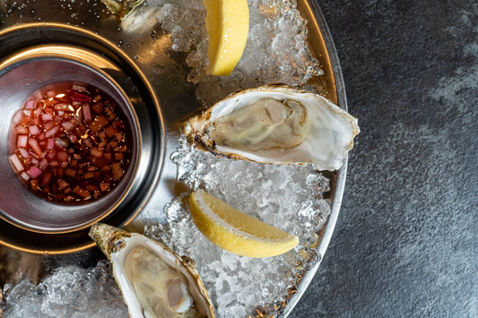 Salsa mignonette de lavanda y limón